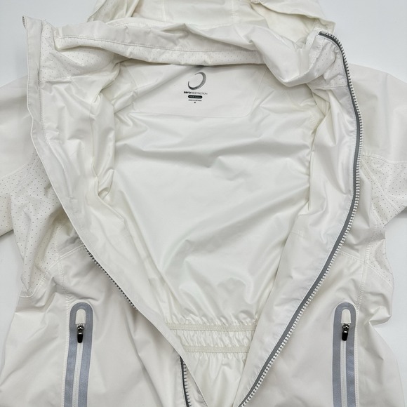 Zero Restriction Womens Medium Olivia Hooded Golf Jacket Rain Waterproof White - Picture 8 of 12